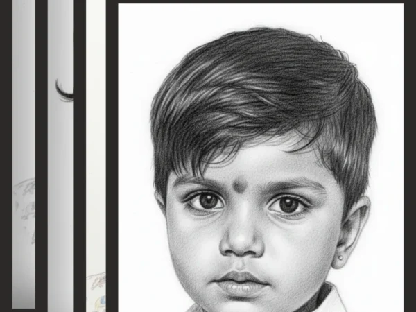 Pencil Portrait Sketch